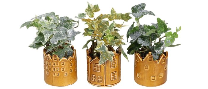L 67451 With Hedera Helix Mix Glitter 6 cm, D 6