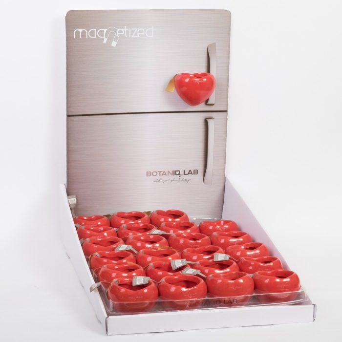 Magnetized Heart in Display excl. Plants, D 6